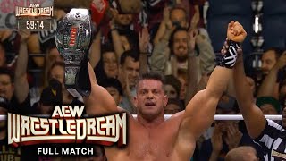 FULL MATCH  Atlantis Jr vs Brian Cage  ROH World TV Championship Match AEW WrestleDream 2024 [upl. by Eneleahcim]