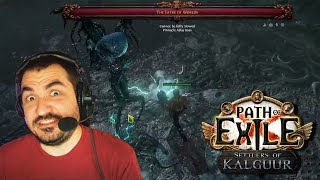 DOING T16 MAPS FIGHTING EATER OF WORLDS PoE Settlers of Kalguur 325 SSF  P 9 [upl. by Anastassia]