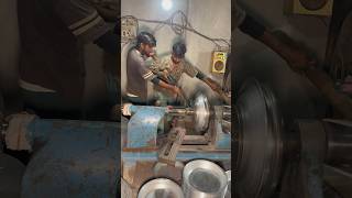 Stainless steel amazing thaal making process shorts amazing handmade [upl. by Tati]