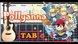 Guitar Tab  Pollyanna Earthbound OST Fingerstyle Tutorial Sheet Lesson Anp [upl. by Agna903]