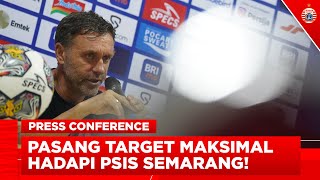 BANGKIT LAWAN PSIS Pasang Target Menang di Cikarang  Press Conference [upl. by Letnahs]