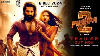 Puspa 2 The Rule  Official trailer  Hindi  Allu Arjun  Rashmika  Fahad  Sukumar  पुष्पा 2 [upl. by Ainitsirc]