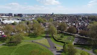 Drone footage of Stoke on Trent from Etruria [upl. by Pietje]