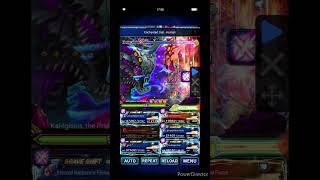 FFBE  Clash of Wills 35 Evil Deity of Unknown Origin KorTyrannis Rank 1 4 Turns Each Wave [upl. by Bogusz]