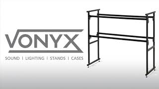 Vonyx DJ4 Mobile DJ Stage Steel Stand 4ft [upl. by Francesca]