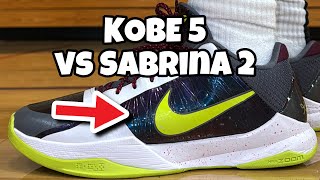 Nike Kobe 5 Protro vs Nike Sabrina 2 Whats Better [upl. by Yevreh519]