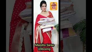 Meesho Saree Haul MEESHO😍latest Saree HaulViral jimmychoGeorgetteNetSilkSaree meeshosaree haul [upl. by Zug]