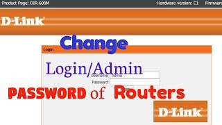 How to change admin password in dlink router 600m  BlueLightTECH [upl. by Durrace338]