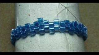 Even Count Tubular Peyote Beadwork [upl. by Joellyn]