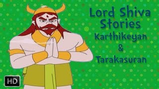 Lord Shiva Stories  Lord Muruga Kills Tarakasuran  Animated Mythological Story [upl. by Nnaerb]