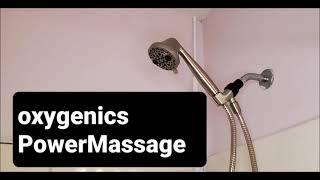 oxygenics PowerMassage Shower Head  Poor Water Pressure  KimTownselYouTube [upl. by Maddox]