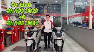 So sánh Sh 160 2024 và Sh 160 2023  Nam hihi [upl. by Atineb]