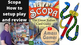 Scopa  How to set up play and review BGA  AmassGames  4K Classic Card game BGA Classic card game [upl. by Aurilia371]