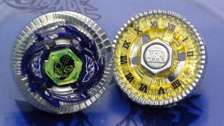 Beyblade Duo Uranus 230WD vs Basalt Horogium 130RS ベイブレード [upl. by Krug242]