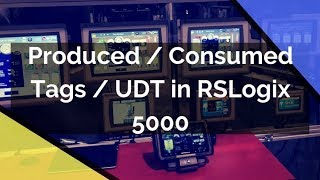 RSLogix amp Studio 5000 Produced and Consumed Tags  PLC Data Concentrator SCADA Messaging EtherNet [upl. by Ycnan]