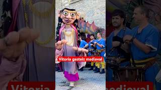 Vitoria gasteiz medieval vitoriagasteiz medieval shorts 2024 viralvideo spain festival [upl. by Vihs]