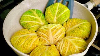 Cabbage with lentils is better than meat Simple and delicious cabbage recipe [upl. by Naujtna]