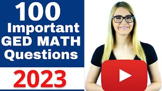 GED Math 2023  Pass the GED with EASE [upl. by Eada]