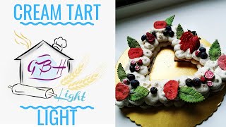 Cream Tart Light  Torta di San Valentino Light [upl. by Adlei]