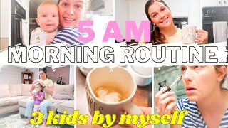 5 AM WORKING MOM MORNING ROUTINE PRODUCTIVE MORNING SCHEDULE FOR MOMS [upl. by Rubina321]