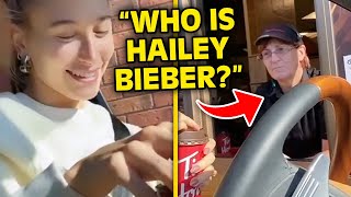 Top 10 EMBARRASSING Hailey Bieber Moments That Made Us Cringe [upl. by Arykat]