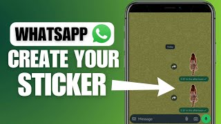 How To Create Sticker On Whatsapp  Make Your Own WhatsApp Sticker [upl. by Dhar]