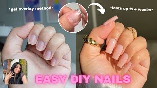 Gel X popping off🤦🏻‍♀️ Gel Overlay Method  Hacks to make them last weeks Step by step Tutorial [upl. by Nylisoj892]