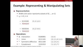 Lecture 02 Bits Bytes and Integers [upl. by Nalehp93]