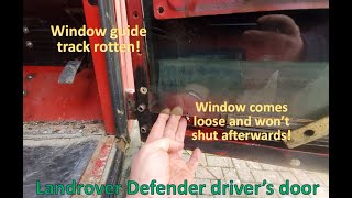 20241104 Landrover door window guide track prototyping [upl. by Yornek]