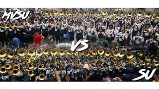 Bloody Sunday Battle EXCLUSIVE 🔥💨  Southern University vs Mississippi Valley Marching Band 2024 [upl. by Ytsur]