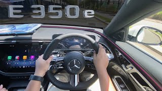 2024 MERCEDESBENZ E 350 e AMG Line W214 MALAYSIA  POV TEST DRIVE [upl. by Yrgoerg]