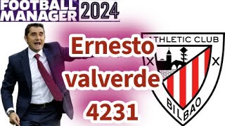 ERNESTO VALVERDEs 4231 ATHLETIC BILBAO FM24 TACTICS [upl. by Robson]