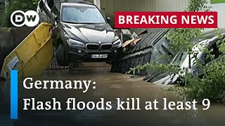 Dozens missing after severe flooding causes chaos in Germany  DW News [upl. by Gahl58]