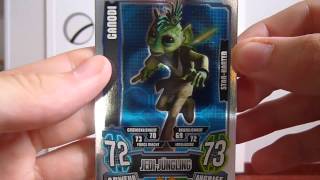 Opening 13 Booster Force Attax Serie 4 the Clone Wars [upl. by Essirahc]