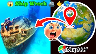 Ship Wreck 🚢🚢 Found On Google Earth 🌎 googleearth viral video earth map ship googlemaps [upl. by Zaid751]