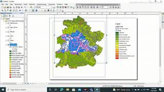 ArcGIS  making landcover map in GIS [upl. by Eiduam784]