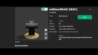 Roblox quotmilkiesquot [upl. by Cameron]