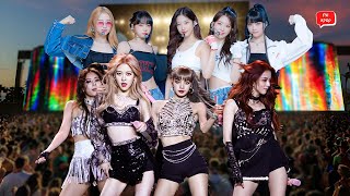 BLACKPINK Paves the Way for KPOP at Coachella and LE SSERAFIM is its Successor in 2024 [upl. by Race371]