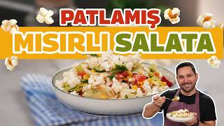 Patlamış Mısırlı Salata Tarifi  Bu Lezzeti Kaçırmayın 🍿🥗 [upl. by Ehudd360]