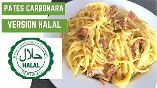 Pâte à la Carbonara version HALAL [upl. by Nosemyaj601]