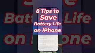 Save Battery life in iOS 181 on any iPhone 8 Tips ios18 iphone [upl. by Mayer]