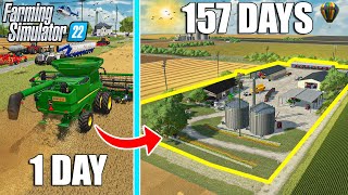 I SPENT 157 DAYS Becoming a 💵 MILLIONAIRE in FS22 TEXAS SUPERCUT  Farming Simulator 22 [upl. by Iralam]