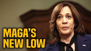 MAGAs new Kamala attack line is DERANGED [upl. by Noelyn884]