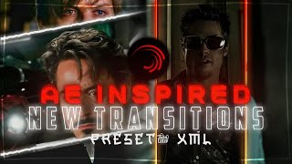 Ae Inspired New Transitions  Preset amp XmlIn Alightmotion 🌚💦 [upl. by Danny]