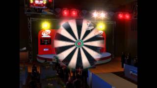 PDC World Championship Darts 2008 PC 2008 Gameplay [upl. by Nnylhsa]