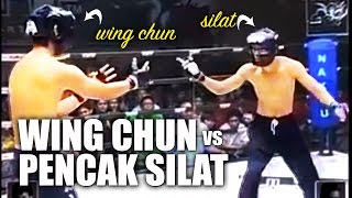 Wing Chun vs Pencak Silat MMA Fight [upl. by Ecnav]