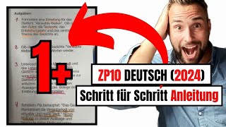 ZP10 Deutsch 2024 Aufgabentyp 4a leicht verständlich erklärt  Garantiert Bestnoten [upl. by Lleznod]