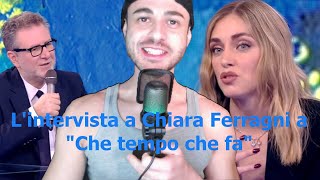 Lintervista a Chiara Ferragni a quotChe tempo che faquot  Favìl [upl. by Accissej]