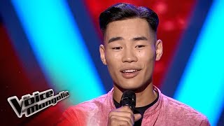 UsuhbayarB  quotAngelquot  Blind Audition  The Voice of Mongolia 2018 [upl. by Ynaffad]