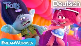 LIEBESZUGCLIP  TROLLS  FEIERN MIT DEN TROLLS DreamWorksTVDeutsch [upl. by Yrekcaz]